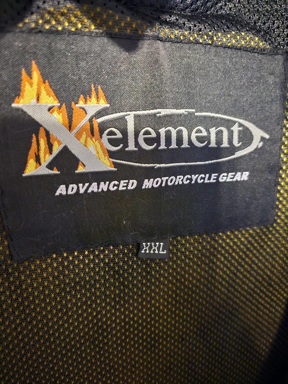 XElement Black Mesh Performance Motorcycle Jacket New With Tag 2XL